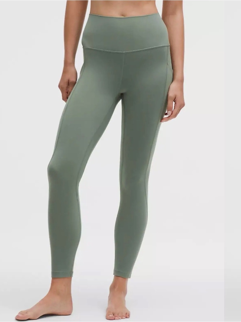 lululemon athletica Olive Green Align High-Rise 25in with pockets - NWT, Sz 14